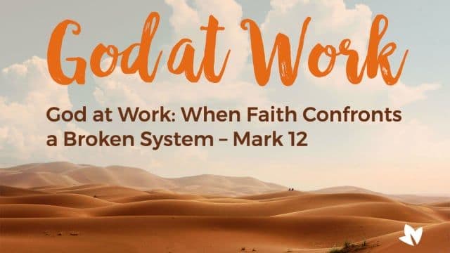 When Faith Confronts a Broken System sermon image